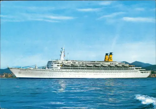 Ansichtskarte  Schiff Ship Luxusliner T/N EUGENIO C. 1965