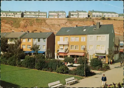 Ansichtskarte Helgoland (Insel) Siemensplatz Wohnhäuser 1977