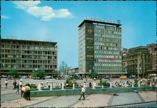 Ansichtskarte Essen (Ruhr) Kennedyplatz 1976