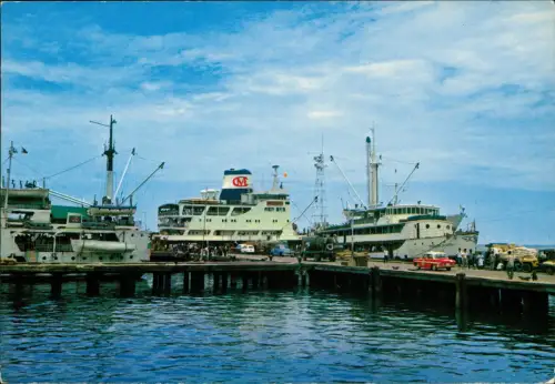 Postcard Zamboanga Hafen Port 1979
