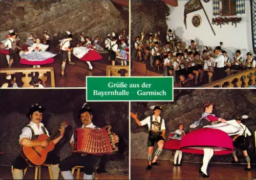 Garmisch-Partenkirchen Bayern-Halle des Volkstrachten-Vereins Garmisch 1978