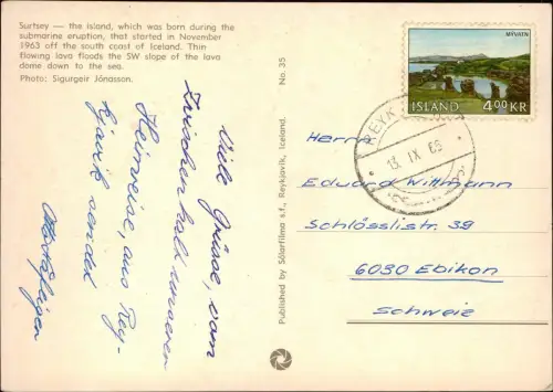 Island allgemein-Island Iceland Surtsey the island Vulcano Vulkan 1963