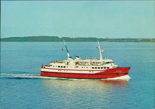 Schiff Schifffahrt Fähre MF "SYDFYN" Faaborg-Gelting Linie 1974
