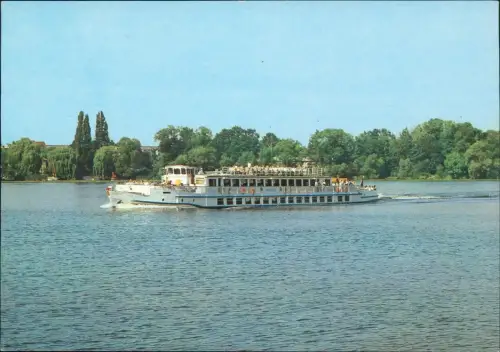 Ansichtskarte Potsdam WEISSE FLOTTE POTSDAM Salonschiff "Sanssouci" 1990