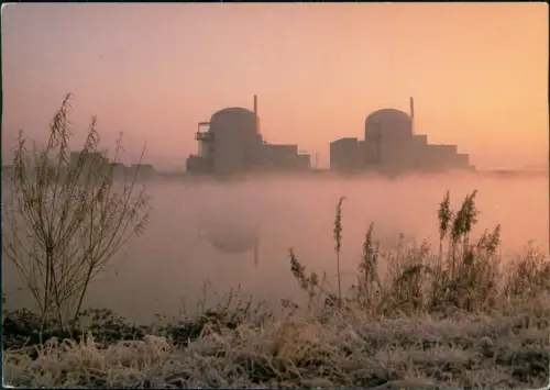 .Frankreich E.D.F. Centrale de St Alban St Maurice - Isère Atomkraftwerk 1980