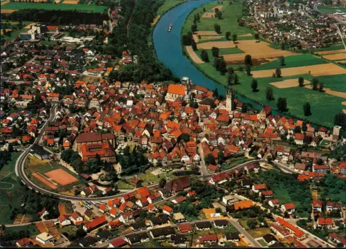 Ansichtskarte Bad Wimpfen Luftbild Luftaufnahme 1981