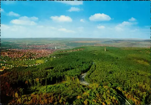 Ansichtskarte Stuttgart Blick vom Fernsehturm (211 m) 1978