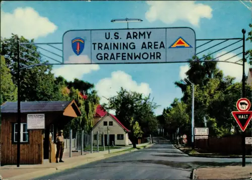 Ansichtskarte Grafenwöhr Truppenübungsplatz US ARMY AREA 1978