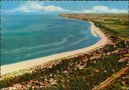 Ansichtskarte Travemünde-Lübeck Luftbild Ostseeheilbad Priwall 1978