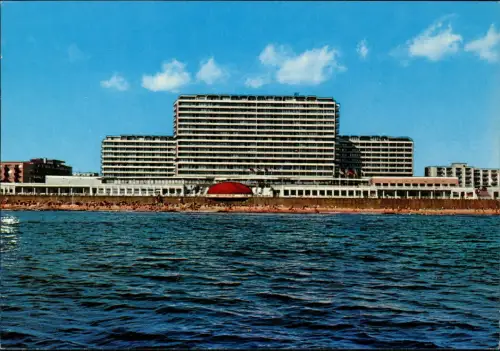 Ansichtskarte Westerland-Sylt Kurzentrum vom Meer 1978