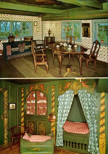 Ansichtskarte Keitum (Sylt) Altfriesisches Haus - Schlafkammer 1978