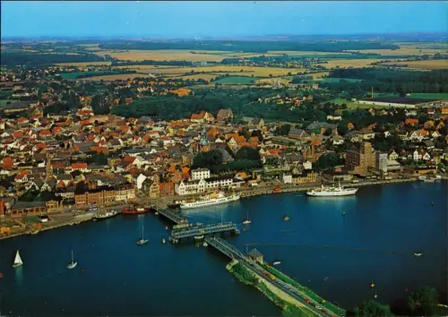 Ansichtskarte Kappeln (Schlei) Luftbild Fliegeraufnahme 1976