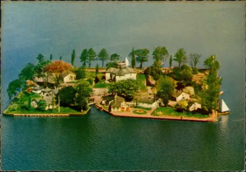 Ansichtskarte Wunstorf Luftbild Insel Wilhelmstein mit Festung 1978