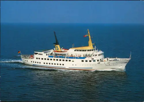 Ansichtskarte  Fährschiff MS "Poseidon" 1987