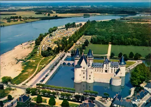 Sully-sur-Loire Vue générale aérienne Luftbild Luftaufnahme 1980