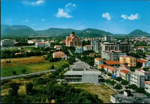 Cartolina Montegrotto Terme Panorama-Ansicht 1980