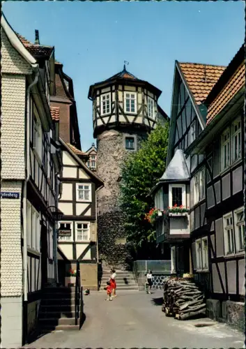 Ansichtskarte Lauterbach Hessen Partie am Ankerturm 1969