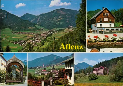 Aflenz Umgebung mit Tutschach, Jauring, Feistring mit Oisching  1991