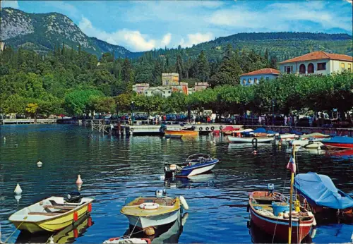 Riva del Garda Hafen Il Porto in GARDA Lago di Garda Gardasee 1977