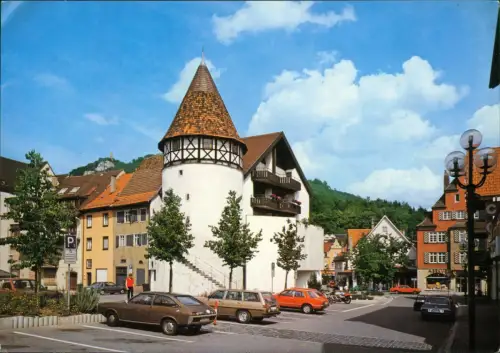 Ebingen-Albstadt Ortsansicht Ebingen div. Autos Auto-Modelle 1980