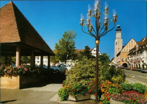 Ansichtskarte Freudenstadt Ortsansicht, Straßen Partie, VW Käfer 1986