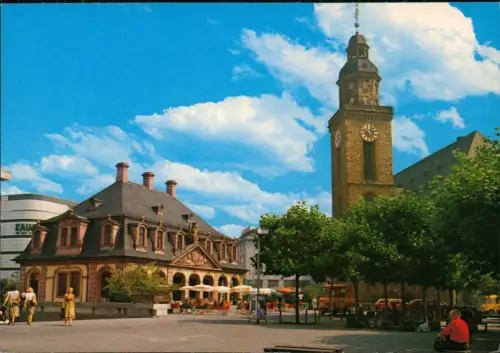 Ansichtskarte Frankfurt am Main Hauptwache und Katharinen Kirche, Kaufhof 1975