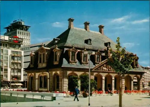 Ansichtskarte Frankfurt am Main Hauptwache Gebäude mit Martini Werbung 1974