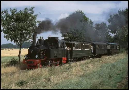 Museumsbahn Bruchhausen-Vilsen mit Lok 'Spreewald' und Personenzug 1998