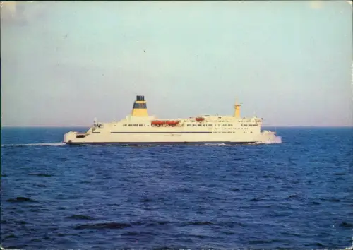 Ansichtskarte  Schiff Schifffahrt Fähre Fährschiff Trelleborg 1988