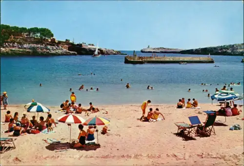 Postale Porto Cristo (Mallorca) Entrada del puerto. 1973