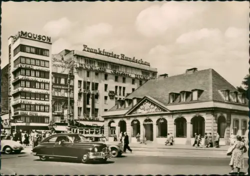 Ansichtskarte Frankfurt am Main Hauptwache Autos Straßenszene 1965