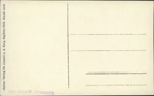 Ansichtskarte .Tirol Karwendelgebirge Grubenkarspitze Laliderer 1923