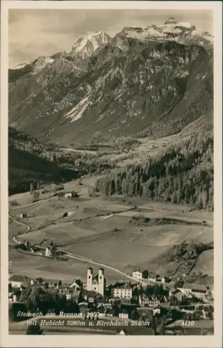 Ansichtskarte Steinach (Brenner) Blick auf die Stadt 1930