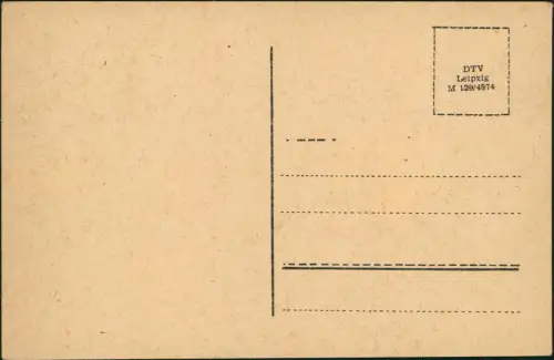 Ansichtskarte Leipzig Markt mit Altem Rathaus 1953