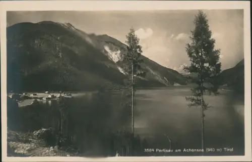 Ansichtskarte Pertisau-Eben am Achensee Stadtblick - Tirol 1934