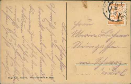 Ansichtskarte Hungerburg-Innsbruck Hoch-Innsbruck Hungerbahn Talstation 1927