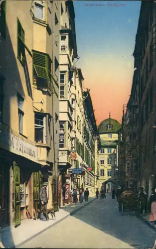 Ansichtskarte Innsbruck Hofgasse Restauration 1914