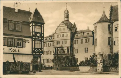 Ansichtskarte Bad Mergentheim Hoch- und Deutschmeister-Schloß 1926