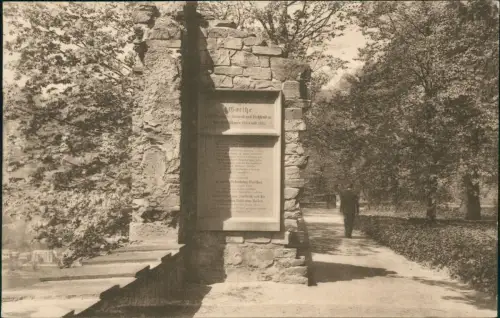 Heidelberg Partie aus dem Stückgarten. Lieblingsplatz von Goethe. 1912