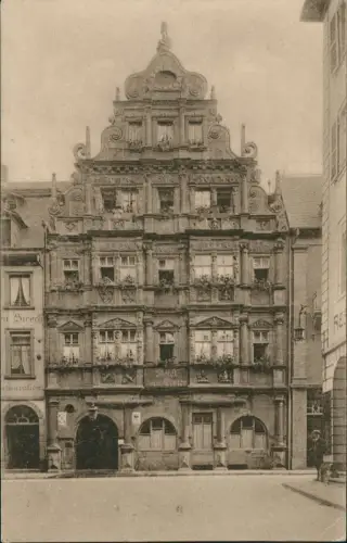 Ansichtskarte Heidelberg Hotel und Restaurant zum Ritter 1915   Feldpost
