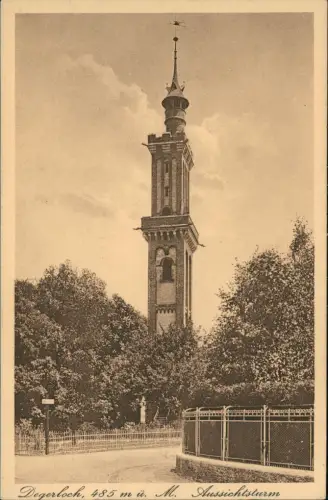 Ansichtskarte Degerloch-Stuttgart Partie am Aussichtsturm 1910