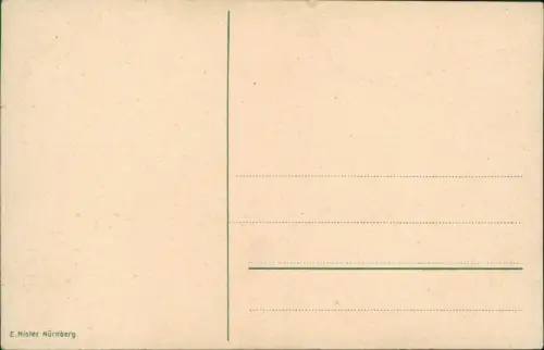 Ansichtskarte  Die Bäckertaufe wegen zu kleinen Brodes Künstlerkarte 1924