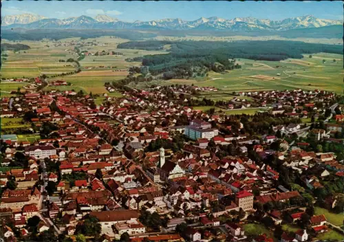 Ansichtskarte Weilheim (Oberbayern) Luftbild Luftaufnahme 1979