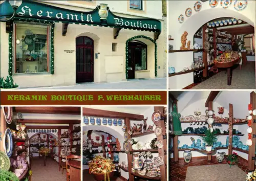 Ansichtskarte Bad Reichenhall Keramik Boutique Franz Weibhauser 4 Bild 1978
