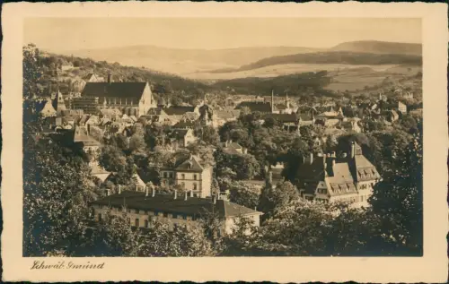 Ansichtskarte Schwäbisch Gmünd Totale 1939
