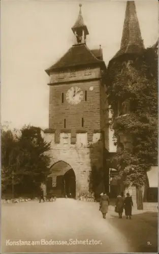 Ansichtskarte Konstanz Schnetztor - Fotokarte 1932