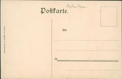 Schandflöte für schlechte Musikanten. Künstlerkarte Mittelalter 1922