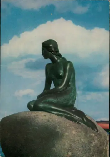 Postcard Kopenhagen København DEN LILLE HAVFRUE Nixe 1978