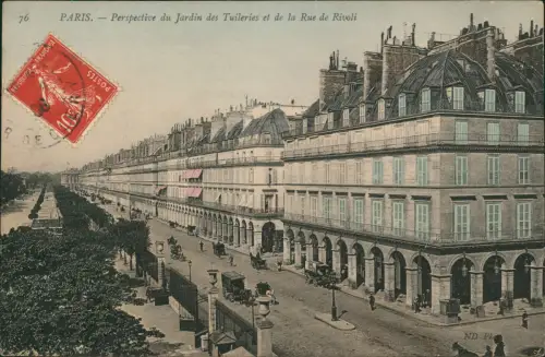 CPA Paris Rue de Rivoli 1906