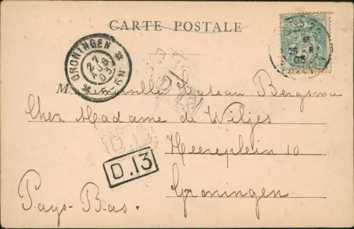 CPA Paris Boulevard Montmartre Kutschen 1903